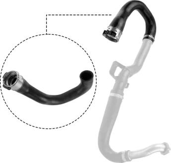 Шланг гумовий системи охолодження Нижн/передн Прав (42мм/37мм) OPEL COMBO TOUR, COMBO/MINIVAN, CORSA C, CORSA C/HATCHBACK, CORSA D, CORSA D/HATCHBACK 1.3D/1.7D 09.00- Gates 090678