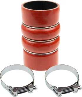 Шланг інтеркулера (90мм/90ммx172мм, помаранчевий, із хомутами) IVECO EUROCARGO I-III, EUROSTAR, EUROTECH MP, EUROTECH MT, EUROTRAKKER, TURBOTECH, IRISBUS CITYCLASS 8280.42S.TCA-F2BE3682C 01.90- Gates 091045