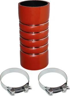 Шланг інтеркулера (90мм/90ммx209мм, помаранчевий, із хомутами) MAN HOCL, LION´S CITY, NG D0826LUH13-D2866LUH52 01.92- Gates 091047