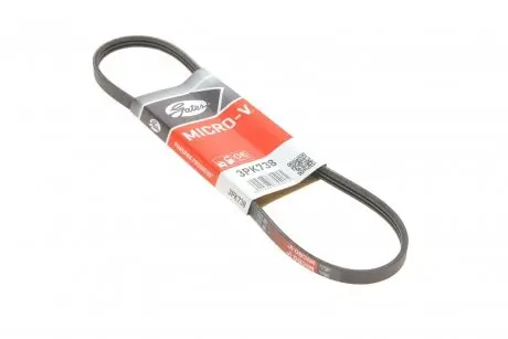 Дорожный ремень Gates 3PK738