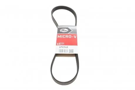 Дорожный ремень Gates 6PK948