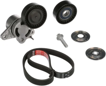 Комплект поліклинового ременя (із натягувачем) MERCEDES C (A205), C (C205), C T-MODEL (S205), C (W205), CLS (C257), E (A238), E ALL-TERRAIN (S213), E (C238), E T-MODEL (S213) 1.6D/2.0D/3.0D 01.16- Gates K015PK1960