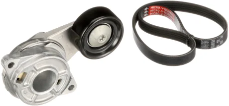 Комплект поліклинового ременя (із натягувачем) HONDA CITY V, CIVIC IX, CIVIC VIII, JAZZ III 1.2/1.3/1.4 07.08- Gates K015PK855