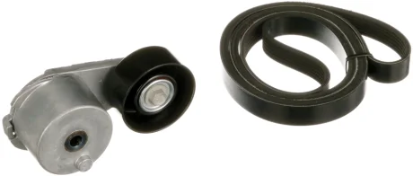 Комплект поліклинового ременя (із натягувачем) CADILLAC ESCALADE CHEVROLET SILVERADO 1500, SILVERADO 2500, SUBURBAN, TAHOE GMC SIERRA, SIERRA 1500 5.3/6.2 09.13- Gates K016PK1814