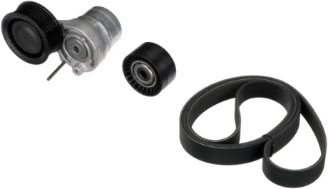 Комплект поликлинових ременів (з роликами) RENAULT TWINGO III SMART FORFOUR, FORTWO 0.9/0.9LPG/1.0 07.14- Gates K017PK1378