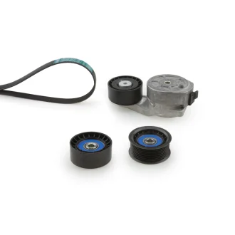 Фото 1 - комплект поліклинового ременя (із натягувачем) SCANIA 4, G I, P I, R I, T DC09.109-DT12.18 01.96-05.19 Gates K018PK2135HD Комплект поліклинового ременя (із натягувачем) SCANIA 4, G I, P I, R I, T DC09.109-DT12.18 01.96-05.19 Gates K018PK2135HD (фото 1)