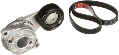 Комплект поликлинових ременів (з роликами) HONDA CITY V, CIVIC IX, CIVIC VIII, JAZZ III 1.2-1.5 09.05- Gates K025PK1138