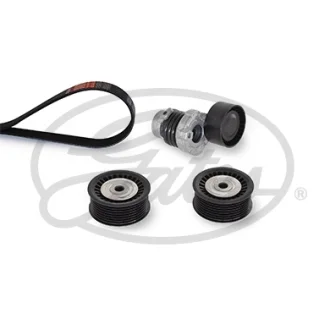 Комплект поликлинових ременів (з роликами) MERCEDES CITAN (MPV), CITAN/MINIVAN (W415), DACIA DOKKER, DOKKER/MINIVAN, DUSTER, DUSTER/SUV, LODGY, LOGAN II, LOGAN MCV II 0.9/0.9LPG/1.2 03.12- Gates K027PK1570