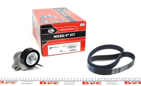 Роликовый модуль натяжителя ремня (ролик, ремень) Gates K036PK1053