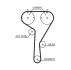 Комплект ГРМ VW Caddy IV 1.2-1.4TSI 15- Gates K045680XS (фото 2)