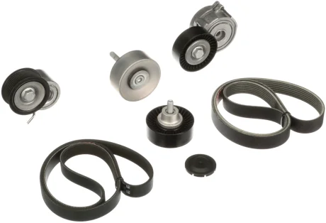 Комплект поліклинового ременя (із натягувачем) AUDI A4 B8, A5, A6 ALLROAD C7, A6 C7, A7, Q5, Q7 3.0 11.08-12.19 Gates K046PK2330 (фото 1)