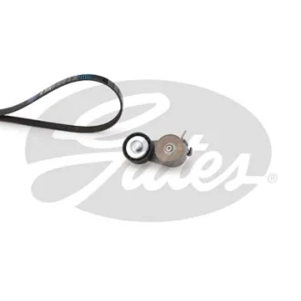 Комплект поликлинових ременів (з роликами) ABARTH GRANDE PUNTO, PUNTO, PUNTO EVO ALFA ROMEO GIULIETTA, GIULIETTA/HATCHBACK, MITO FIAT 500, 500 C, 500L, 500X, BRAVO II, DOBLO 1.1-1.4LPG 09.99- Gates K055PK1148