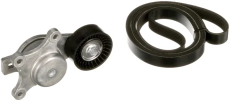 Комплект поликлинових ременів (з роликами) FORD USA EDGE, EXPLORER, FLEX, TAURUS LINCOLN MKS, MKT MAZDA CX-9 3.5/3.7 08.06- Gates K076PK1138