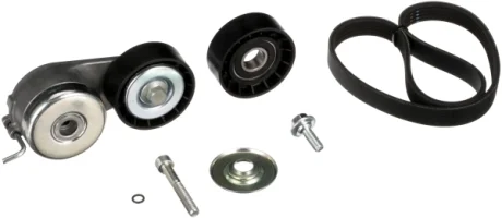 Комплект поликлинових ременів (з роликами) FIAT BRAVA, BRAVO I, LANCIA Y 1.2 03.96-09.03 Gates K095PK1590