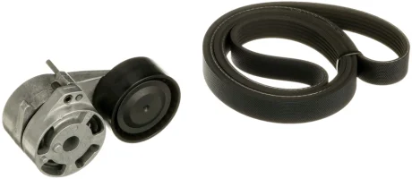 Комплект поліклинового ременя (із натягувачем) AUDI A1, A3, A3 ALLSTREET, Q2, Q3, Q7, Q8, TT CUPRA ATECA, FORMENTOR, LEON, LEON SPORTSTOURER, TERRAMAR SEAT ALTEA, ALTEA XL 1.4/1.6/2.0 03.93- Gates K116PK1098