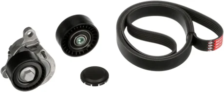 Комплект поліклинового ременя (із натягувачем) MERCEDES C (A205), C (C205), C T-MODEL (S205), C (W205), GLC (C253), GLC (X253), SLC (R172), SLK (R172) 2.2D/2.2DH 01.12- Gates K186PK1640