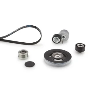 Комплект поликлинових ременів (з роликами) CITROEN C5 III, XSARA PICASSO PEUGEOT 206, 206+, 407, PARTNER, PARTNER ORIGIN, PARTNER ORIGIN/MINIVAN, PARTNER TEPEE, PARTNER/MINIVAN 1.4D/1.6D 09.01- Gates K416PK1708