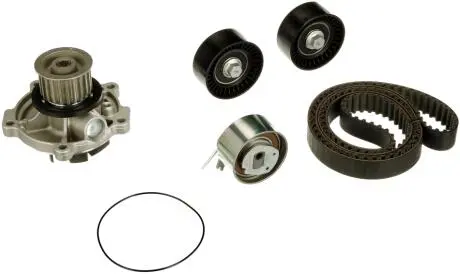 Комплект (ремень+ролик+насос) Gates KP15586XS