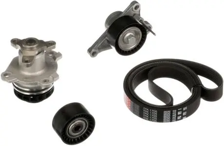 Роликовий модуль натягувача ременя (ролик, ремінь, помпа) Gates KP17PK1705