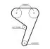 ZESTAW ROZRZ KP25433XS-2 Z POMPе WODY FORD FIESTA/FUSION 1,2/1,4 02-12 Gates KP25433XS2 (фото 2)