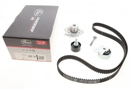 Комплект (ремень+ролик+насос) Gates KP55500XS