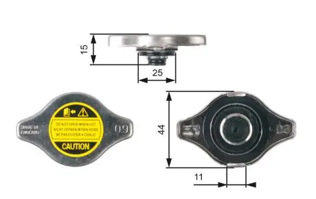 Крышка радиатора Gates RC127