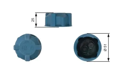 Кришка бачка системи охолодження Gates RC220
