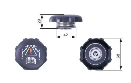 Крышка бачка системы охлаждения Gates RC239