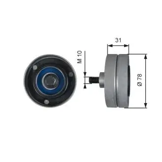 Ролик напрямний Gates T36510