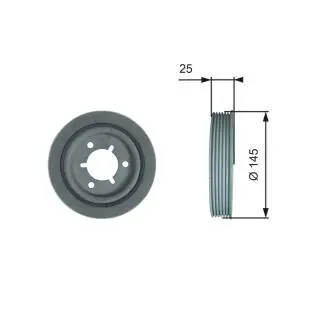 Шків Gates TVD1056