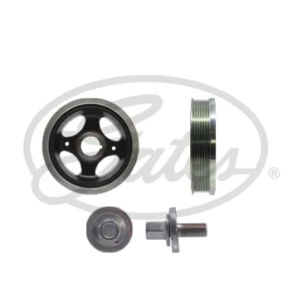 Шків колінчастого валу (кількість ребер: 7) TOYOTA AURIS, AVENSIS, COROLLA, COROLLA VERSO, RAV 4 III, RAV 4 IV, VERSO 2.0D/2.2D 07.05-09.19 Gates TVD1158A