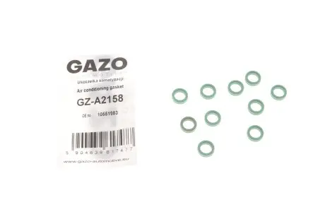Фото 1 - прокладка компресора кондиціонера ущільнююча Fiat Punto/Panda 1.1-1.9 99- (к-кт) GAZO GZ-A2158 Прокладка компресора кондиціонера ущільнююча Fiat Punto/Panda 1.1-1.9 99- (к-кт) GAZO GZ-A2158 (фото 1)