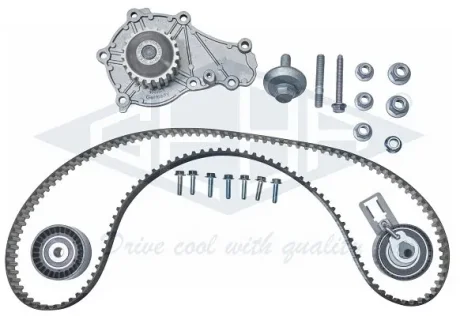 Насос водяний + зубчатий ремінь GEBA K30030BS