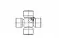 KRZYЇAK HYUNDAI GALLOPER/H1/H100/H200 GKN (Lobro) U528 (фото 2)