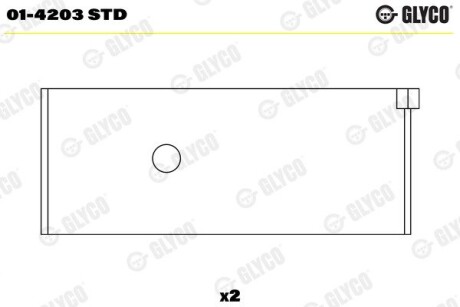 Вкладиш Glyco 014203STD