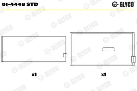 Автозапчасть Glyco 014448STD