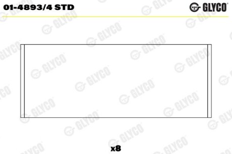 Вкладиш Glyco 0148934STD