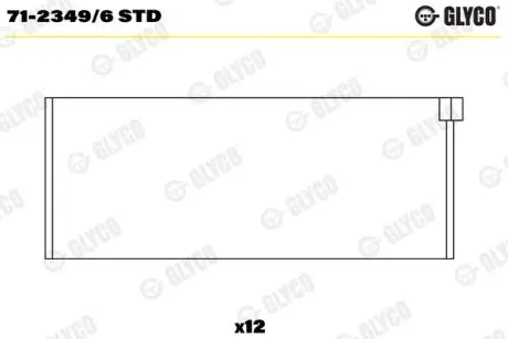 Автозапчасть Glyco 7123496STD