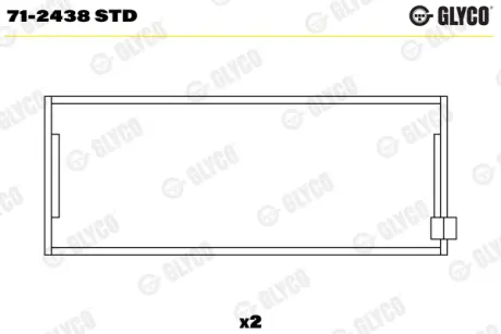 Автозапчасть Glyco 712438STD