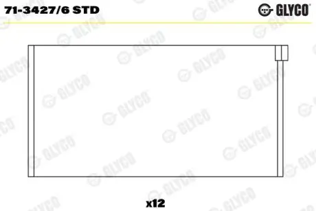Автозапчасть Glyco 7134276STD