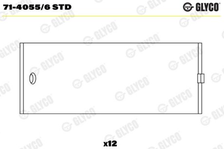 Вкладиш Glyco 7140556STD