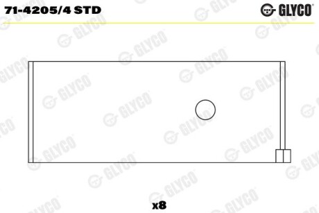 Вкладиш Glyco 7142054STD