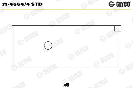 Вкладиш Glyco 7145644STD