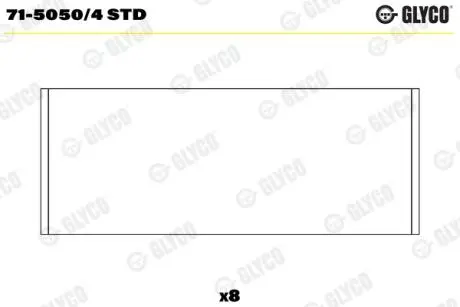 Вкладиш шатунний Glyco 7150504STD