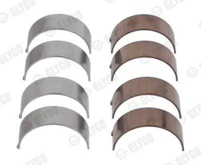 Вкладиші шатунні, комплект (STD) MULTICAR FUMO, IVECO DAILY III, DAILY IV, DAILY V, DAILY VI, MASSIF, CITROEN JUMPER II, FIAT DUCATO, PEUGEOT BOXER F1CE0441A-F30DTE(F1CE3481N) 07.99- Glyco 7151404STD