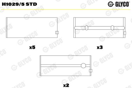 Автозапчасть Glyco H1029/5 STD
