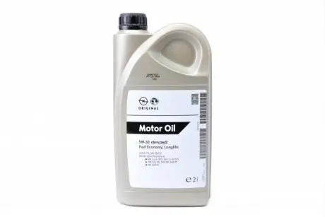 Масло 5W30 Dexos2 (2л) GM 93165555