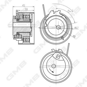 Шків привідного паса GMB GTB0370