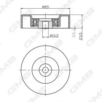 Автозапчасть GMB GTC0840