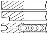Комплект кілець на поршень GOETZE 08-786600-00 (фото 2)